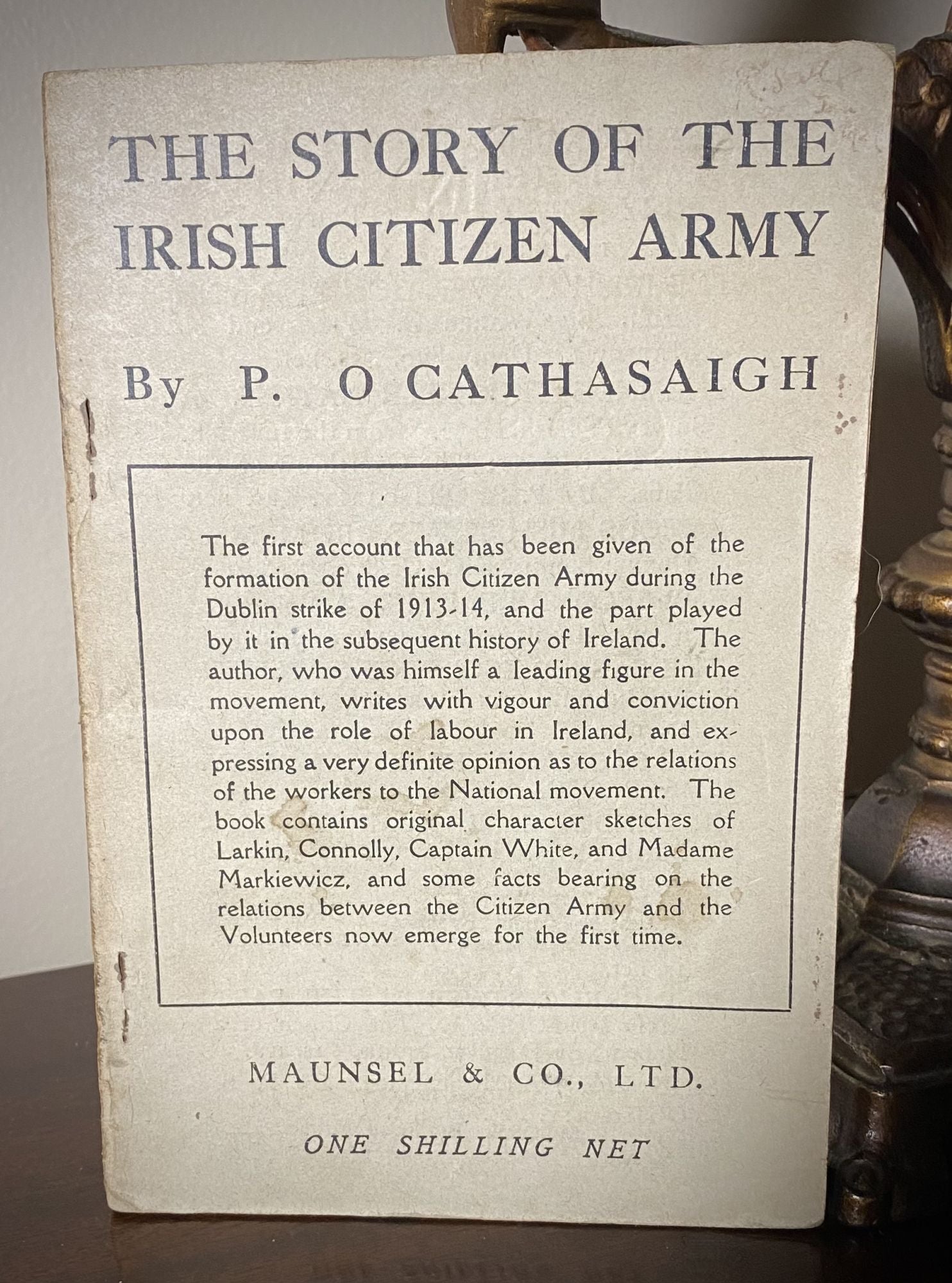 Sean O'Casey [P. O'Cathasaigh] - The Story of the Irish Citizen Army