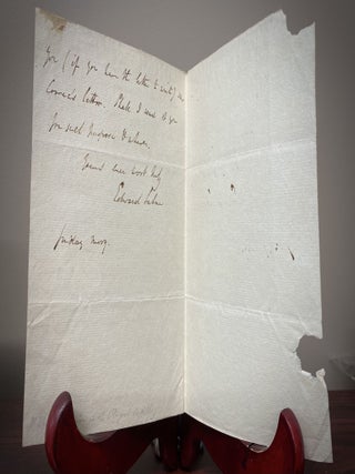 Autograph Letter regarding Pendulum experiments in S. America.
