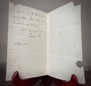 Autograph Letter regarding Pendulum experiments in S. America.