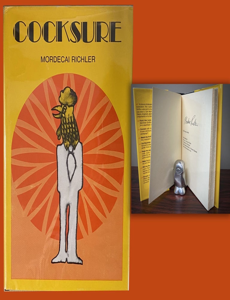 Item #33424 COCKSURE. Signed. Mordecai Richler