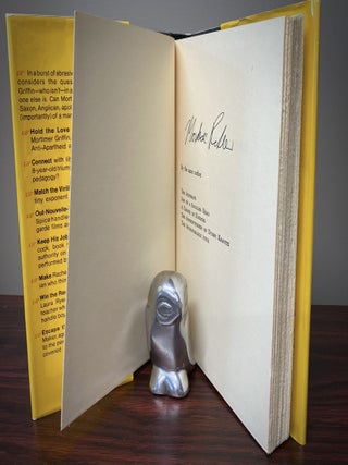 COCKSURE. Signed.