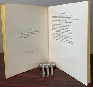 A TENT FOR APRIL: POEMS