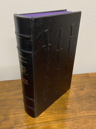 A COMPLETE SET OF 14 FLEMING / BOND 007 NOVELS Custom Clamshell Cases in LEATHER. No books included.