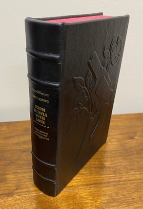 A COMPLETE SET OF 14 FLEMING / BOND 007 NOVELS Custom Clamshell Cases in LEATHER. No books included.