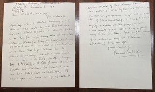 2 Autograph letters signed (ALS) and photo