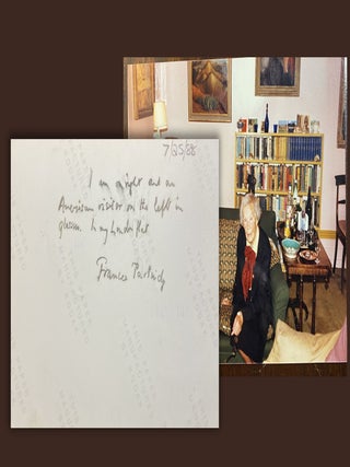 2 Autograph letters signed (ALS) and photo