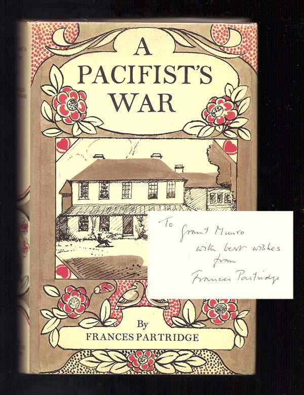 Item #33444 A PACIFIST'S WAR. Signed. Bloomsbury Group, Frances Partridge