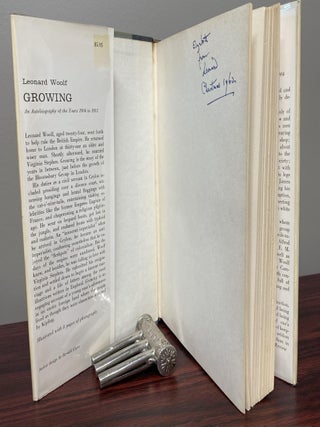 GROWING. AN AUTOBIOGRAPHY OF THE YEARS 1904 TO 1911. Signed by Leonard Woolf