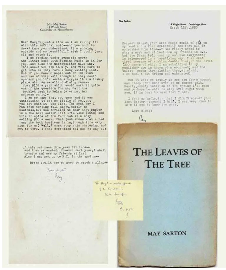 Item #33511 THE LEAVES OF THE TREE. Signed. May Sarton