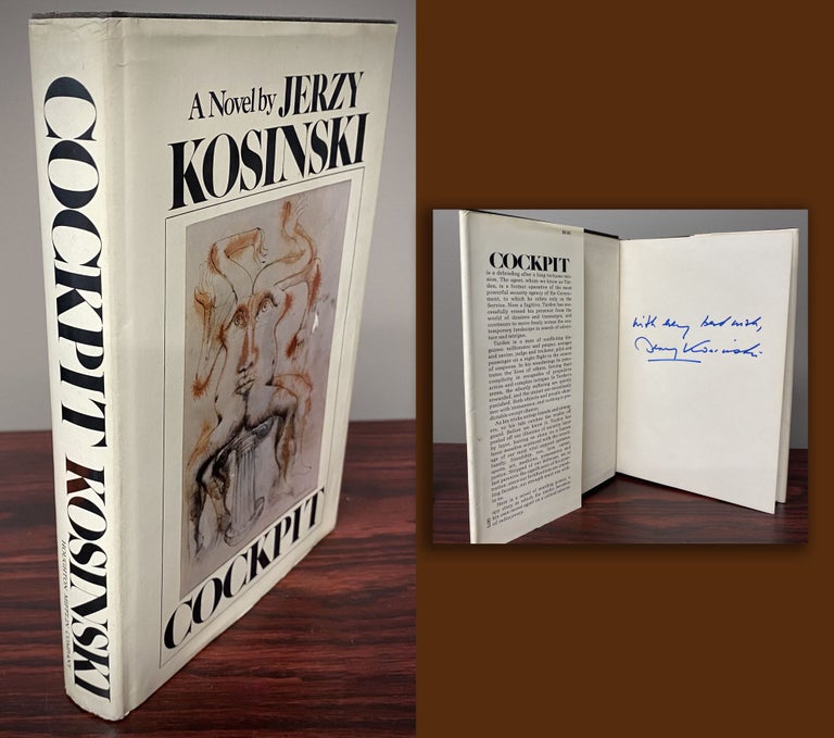 Item #33520 COCKPIT signed by Jerzy Kosinski. Jerzy Kosinski