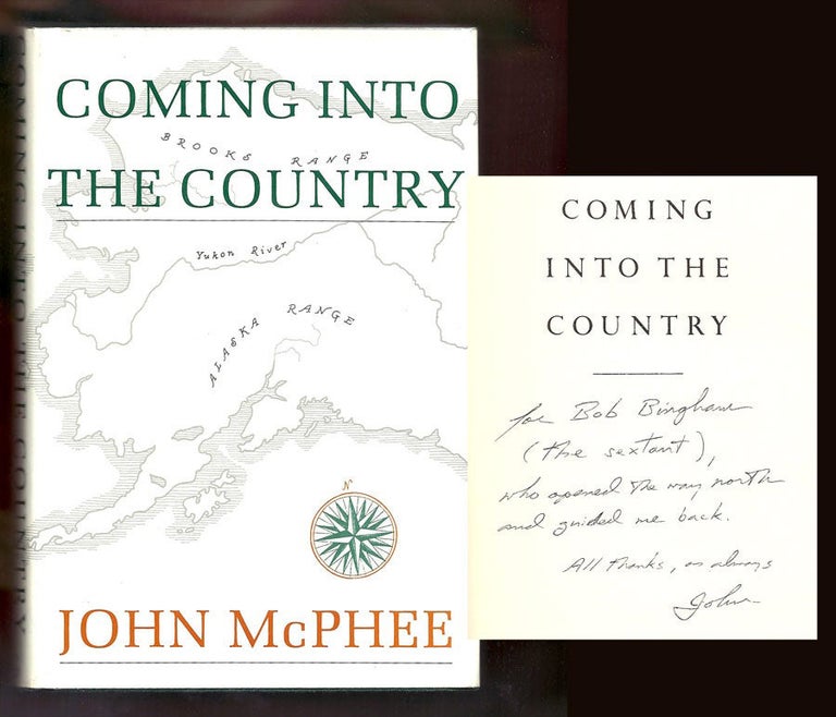 Item #33544 COMING INTO THE COUNTRY. Signed and Inscribed by John McPhee. John McPhee