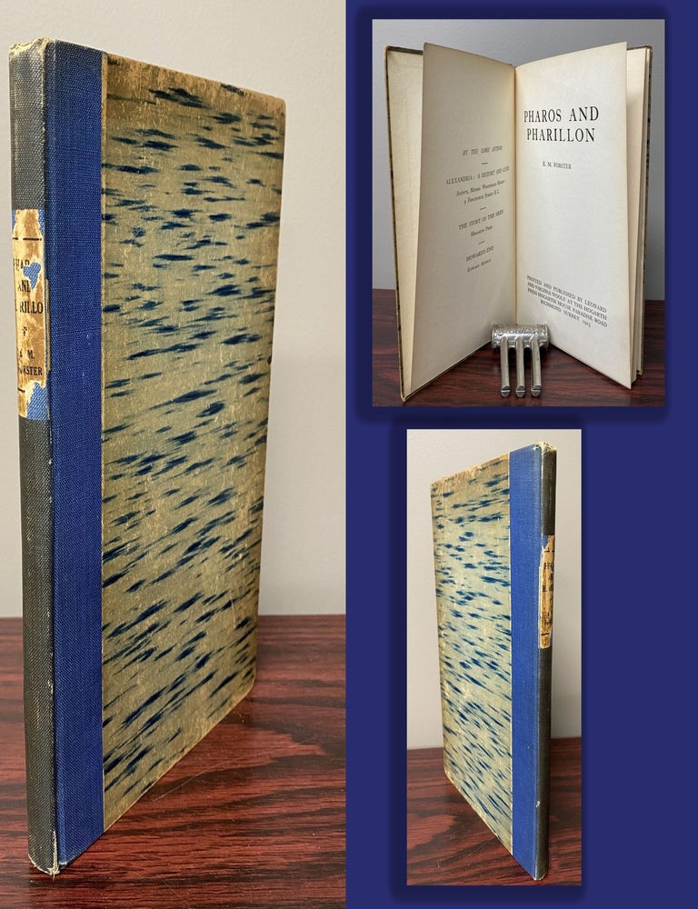 Item #33558 PHAROS AND PHARILLON. E. M. Forster, Edward, Morgan