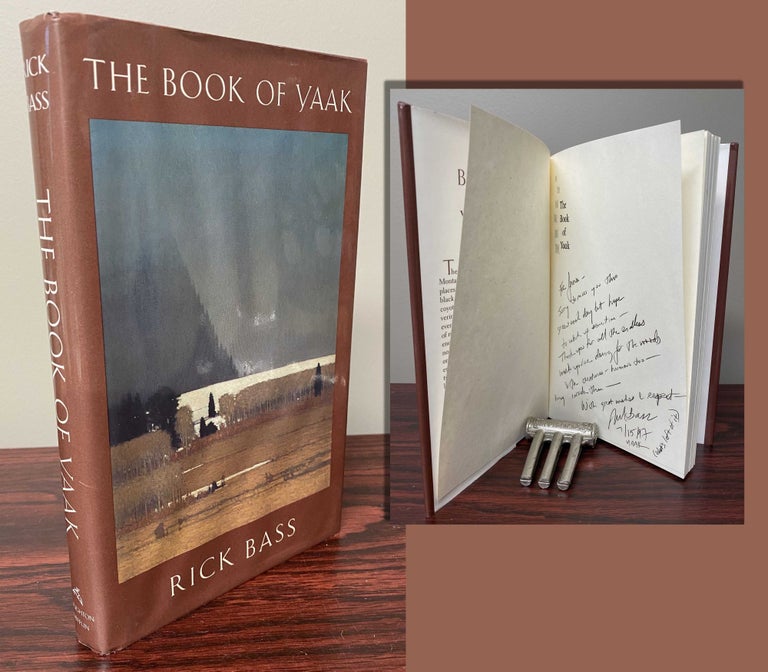 Item #33571 THE BOOK OF YAAK Inscribed and dated by Rick Bass. Rick Bass.