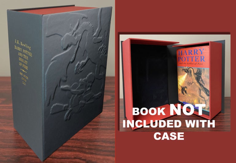 Item #33573 J.K. Rowling HARRY POTTER AND THE GOBLET OF FIRE (Collector's Custom Clamshell case...