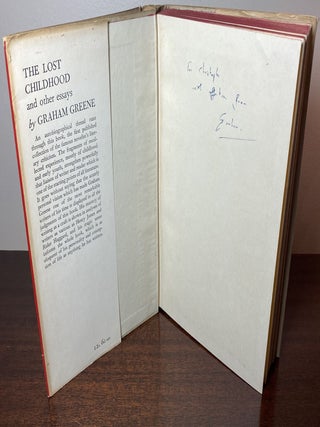 THE LOST CHILDHOOD and other essays. Signed and Inscribed by Graham Greene