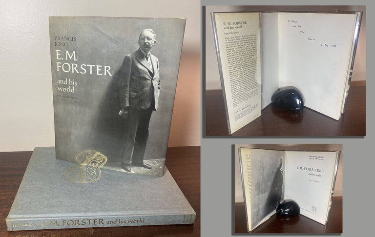 Item #33587 E.M. FORSTER AND HIS WORLD inscribed by King. E. M. Forster, Francis King.
