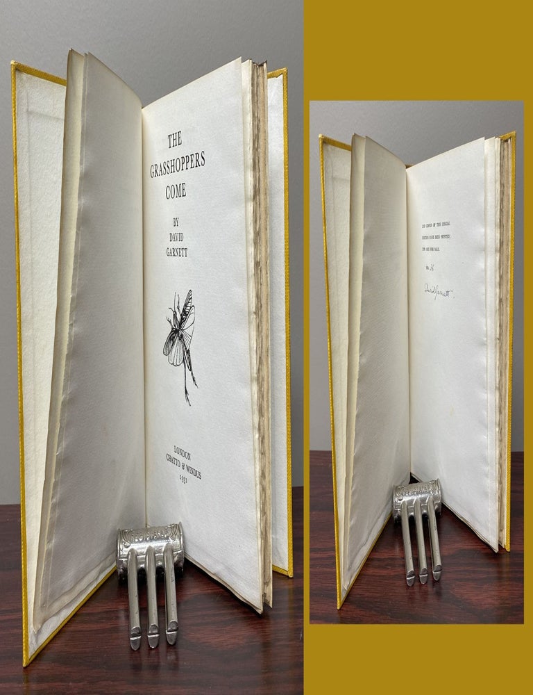 Item #33597 THE GRASSHOPPERS COME Limited Edition Signed by Garnett no. 36. David Garnett