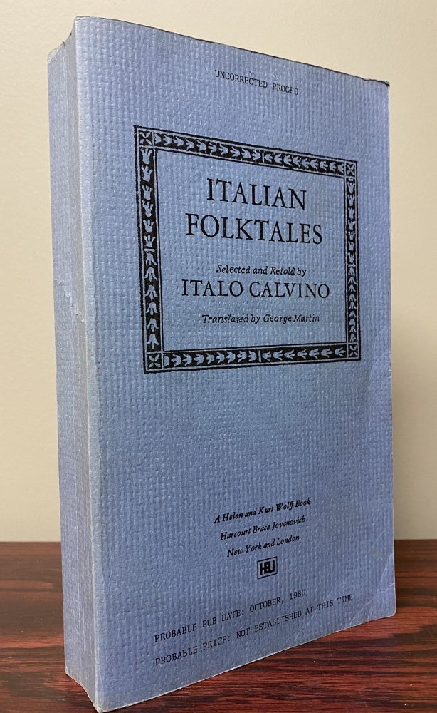 Item #33606 ITALIAN FOLKTALES. Italo Calvino