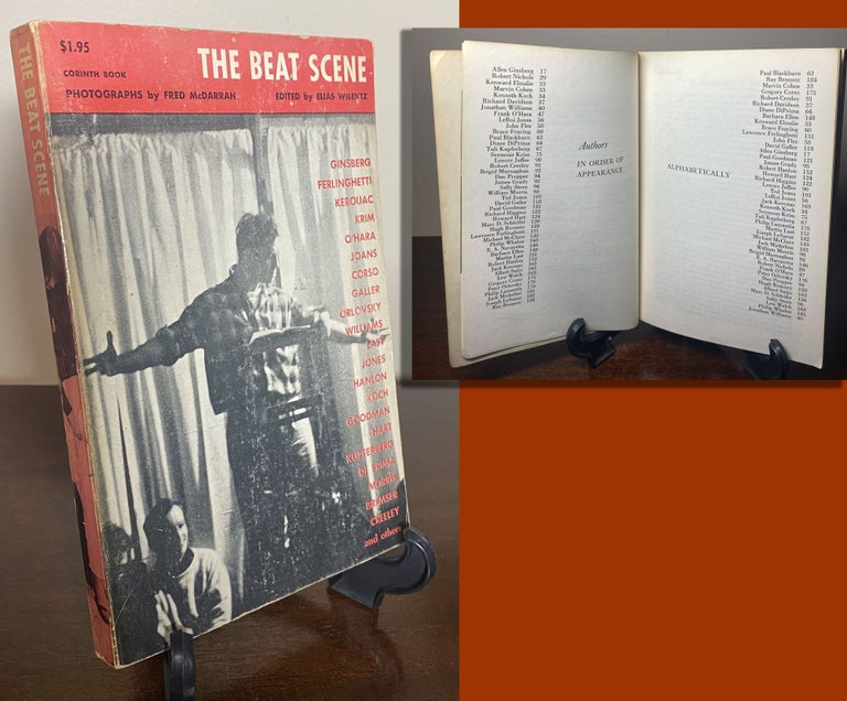 Item #33618 THE BEAT SCENE. Elias Wilentz Fred McDarrah, Ginsberg Kerouac, Corso