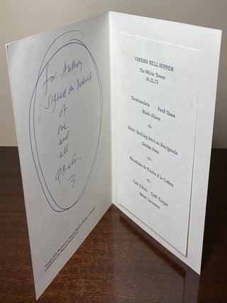 Vanessa Bell INVITATION. Signed and Inscribed by Quentin Bell
