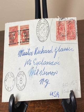 SMALL ARCHIVE OF 11 letters: 7 SIGNED LETTERS FROM NIGEL NICOLSON 2 SIGNED LETTERS FROM HAROLD NICOLSON 2 SIGNED LETTERS FROM QUENTIN BELL 3 ENVELOPES AND POSTAGE