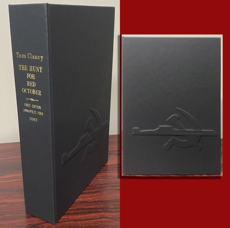 Item #33625 THE HUNT FOR RED OCTOBER- Custom Clamshell Case Only. (NO BOOK INCLUDED). Tom Clancy