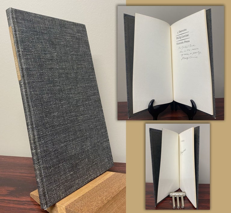 Item #33626 5 DETROITS. Signed and Inscribed by Philip Levine. Philip Levine