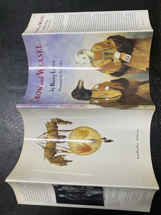 CROW AND WEASEL. Signed by Barry Lopez
