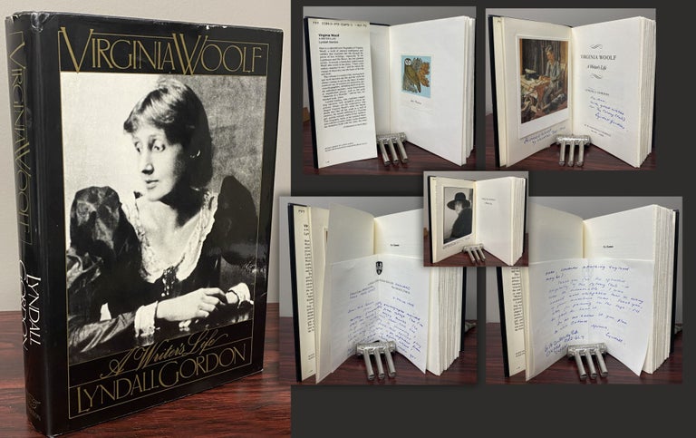 Item #33632 VIRGINIA WOOLF. A WRITER'S LIFE signed by Lyndall Gordon with 2 letters. Virginia. Gordon Woolf, Lyndall.