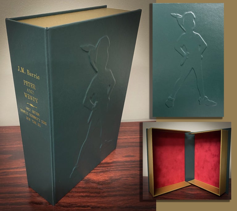 Item #33634 PETER AND WENDY- Custom Clamshell Case Only. (NO BOOK INCLUDED). J. M Barrie