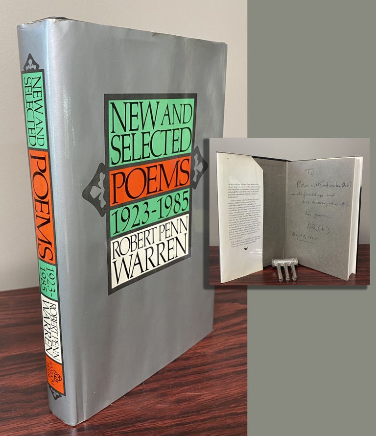 Item #33651 NEW AND SELECTED POEMS. 1923-1985. Signed by Warren. Robert Penn Warren.