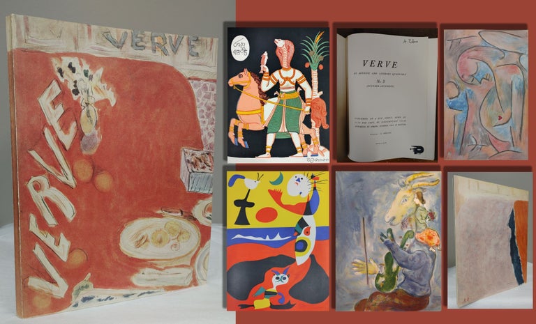 Item #33653 VERVE, VOLUME 1, NUMBER 3 REVUE ARTISTIQUE ET LITTERAIRE PARAISSANT quatre fois par...