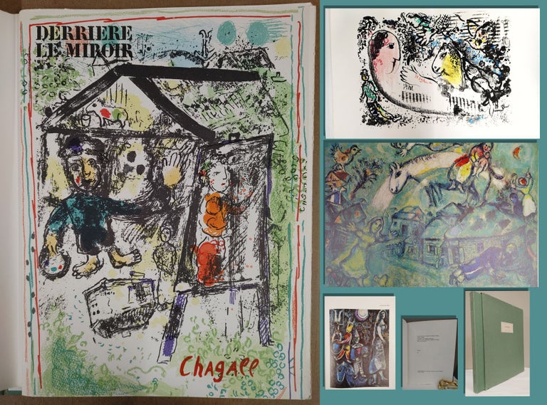 Item #33671 CHAGALL DERRIERE LE MIROIR (NO. 112/150 printed editions) In Original Slipcase. Maeght