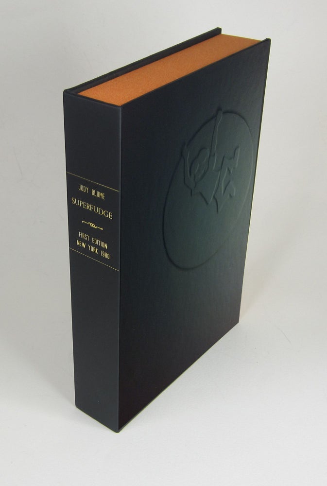 Item #33675 SUPERFUDGE Collector's Custom Clamshell case only - Not a book]. Judy Blume