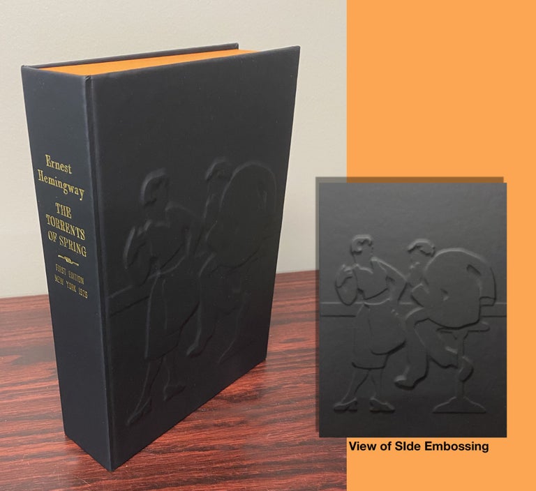 Item #33686 THE TORRENTS OF SPRING Custom Clamshell Case (Book not included). Ernest Hemingway