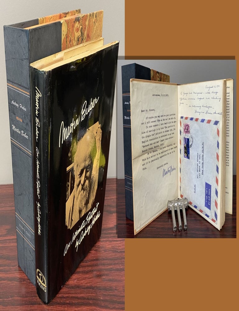 Item #33698 MARTIN BUBER. An Intimate Portrait. including signed letter and envelope from Martin...