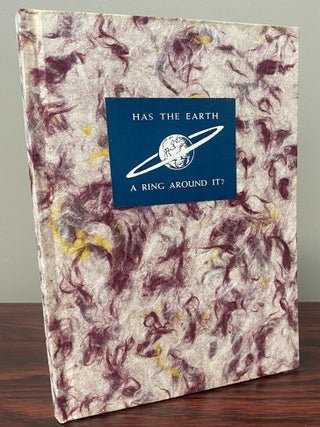 HAS THE EARTH A RING AROUND IT? Inscribed by Dr. Back