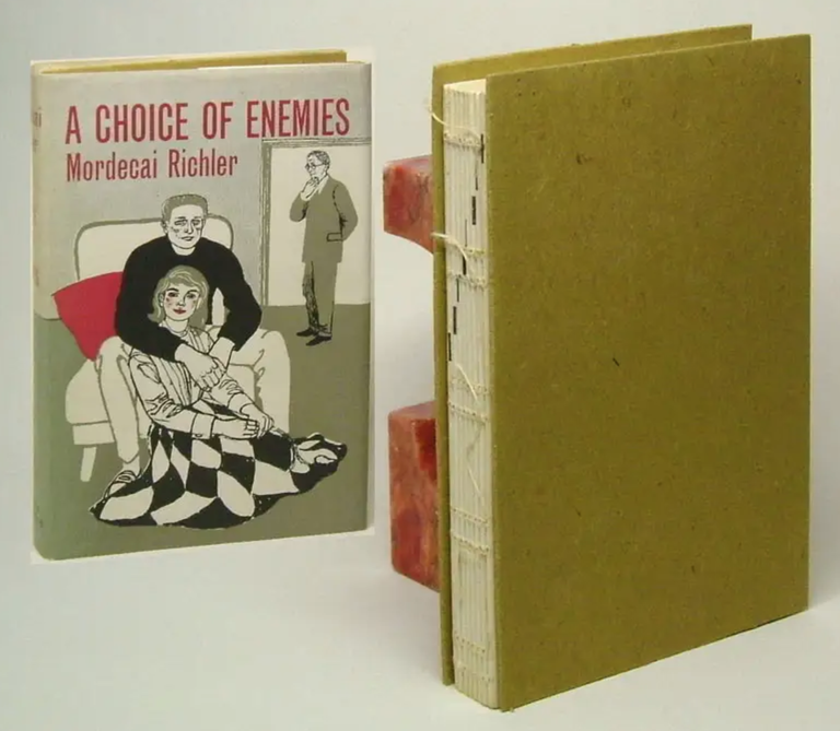 Item #33722 A CHOICE OF ENEMIES - Rare Publisher's mockup copy in pre-publication. Mordecai Richler