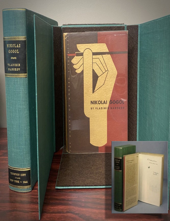 Item #33740 NIKOLAI GOGOL. Inscribed to the Thompsons [Lisbeth and Bertram were very close...