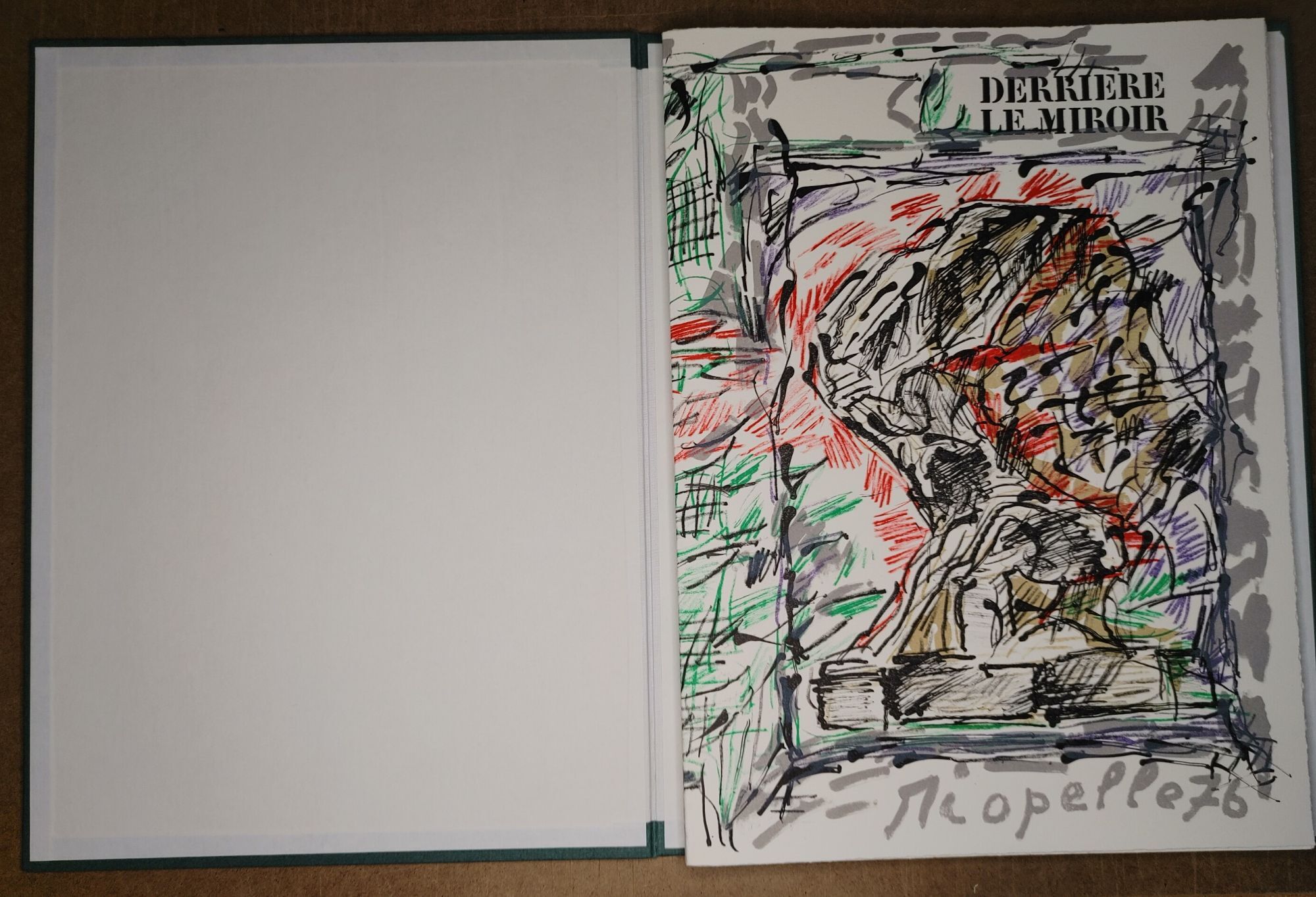 RIOPELLE DERRIERE LE MIROIR NO. 218 Signed by Riopelle in pencil