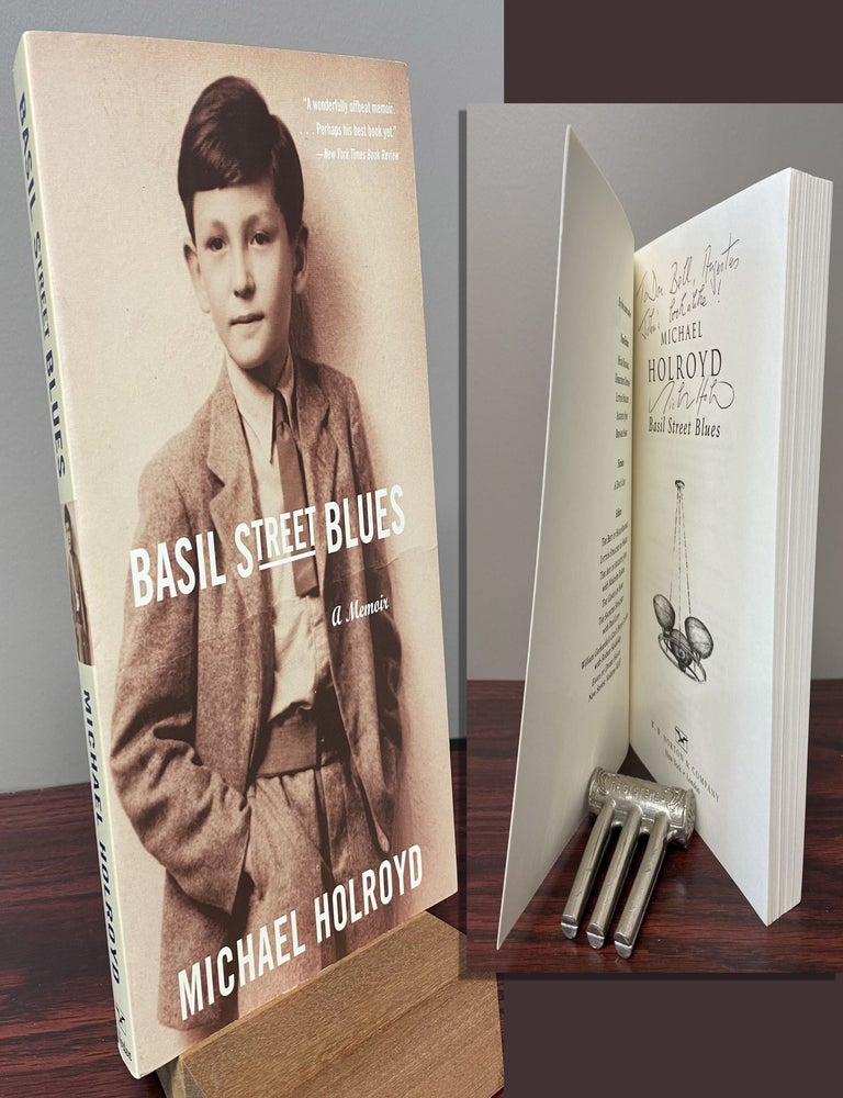 Item #33761 BASIL STREET BLUES. A Memoir. Inscribed by Holroyd. Michael Holroyd
