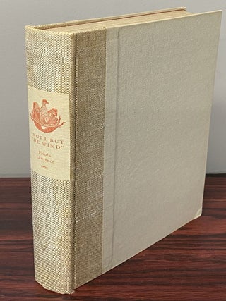 NOT I, BUT THE WIND. Signed and numbered by Frieda Lawrence
