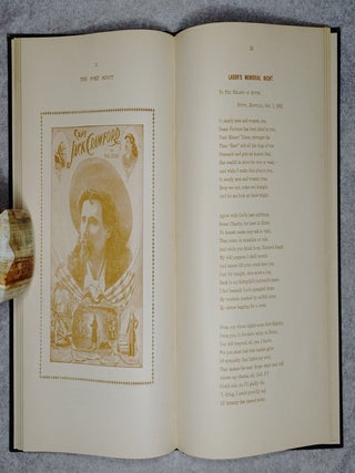 LARIATTES: A BOOK OF POEMS AND FAVORITE RECITATIONS Inscribed by Captain Jack