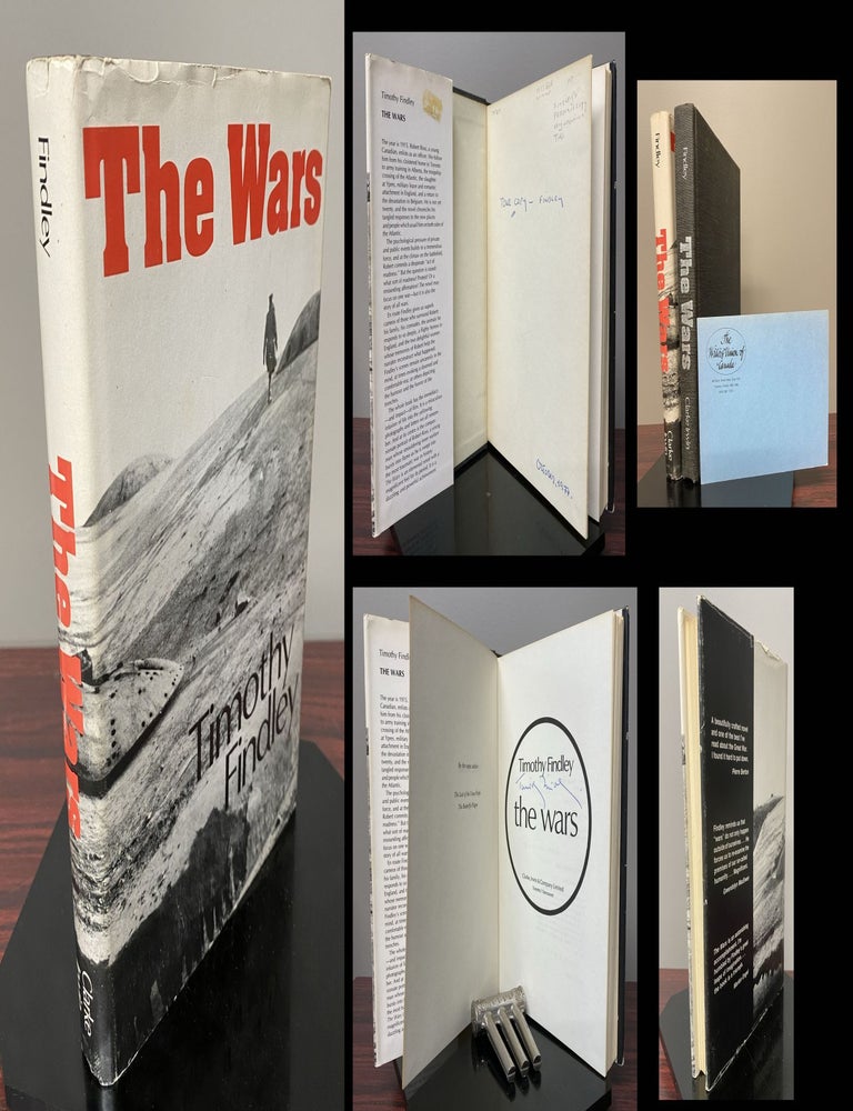 Item #33855 THE WARS signed by Findley. Timothy Findley