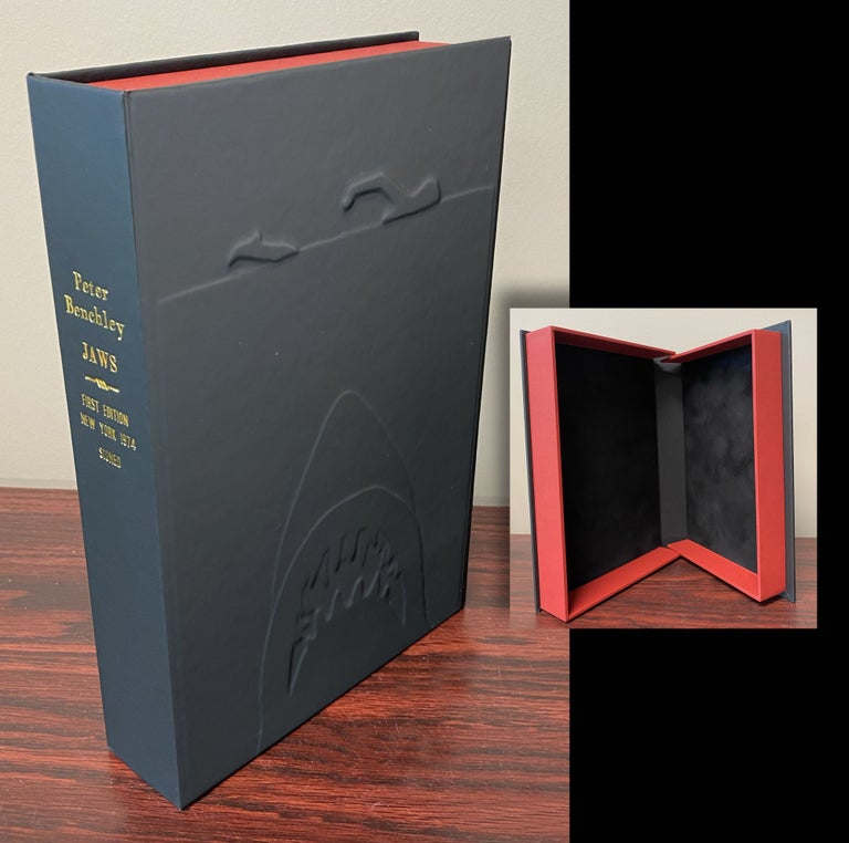 Item #33861 JAWS Custom Collector's 'Sculpted' Clamshell Case. (not a book and...