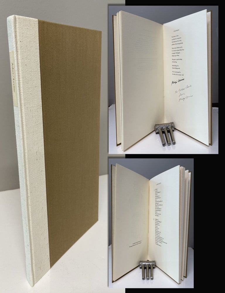 Item #33887 ASHES. POEMS NEW & OLD. Signed by Levine. Philip Levine
