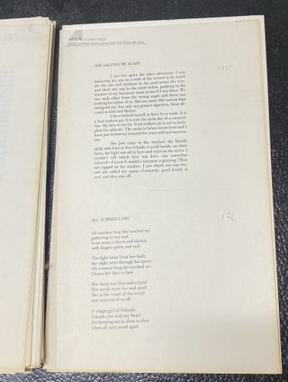 DEATH OF A LADY'S MAN.- LONG GALLEY PROOFS