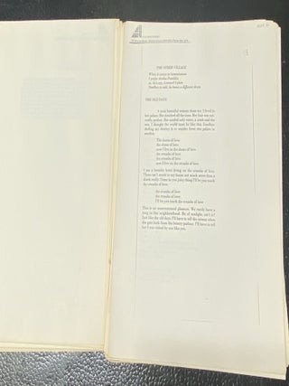 DEATH OF A LADY'S MAN.- LONG GALLEY PROOFS