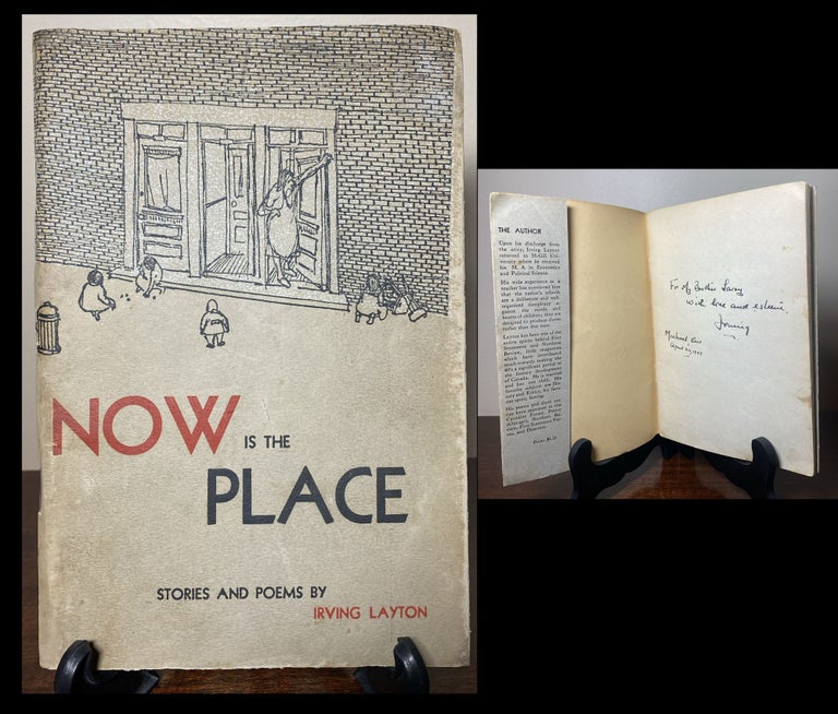 Item #33894 NOW IS THE PLACE inscribed by Layton to his brother with the "controversial...