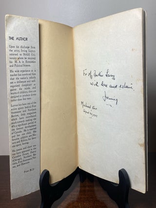NOW IS THE PLACE inscribed by Layton to his brother with the "controversial forward still present"